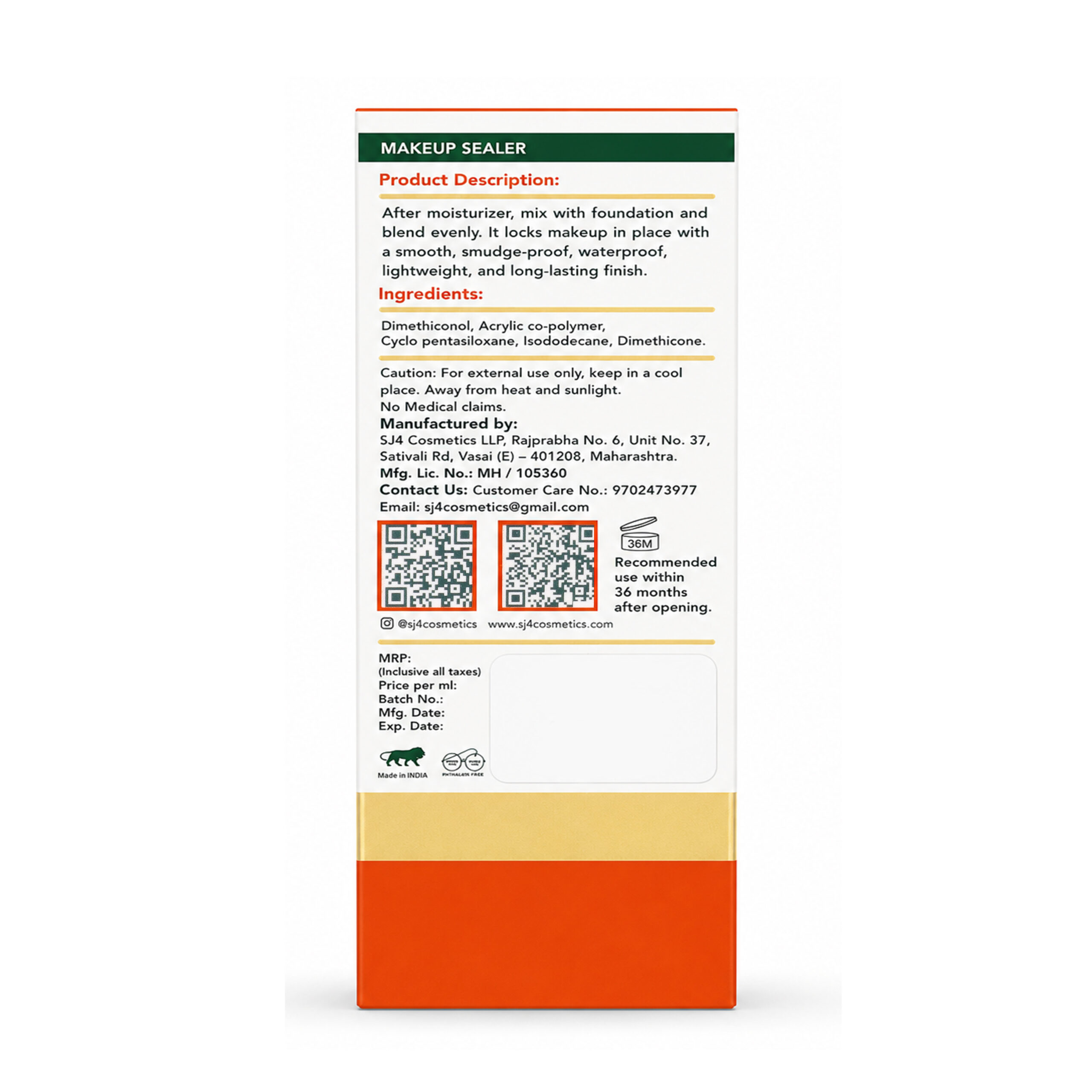 Makeup Sealer (15ml) - Image 2